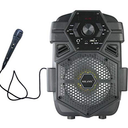 Milanix MX3 Portable Party Speaker = Strong Bass, Rechargable Battery, FM Radio , 1 Microphone