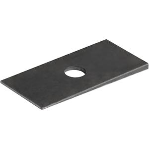 4 PCS Universal 2 Degree Pinion Angle Metal Axle Shims, 2-5/8" Tapered Leaf Spring Suspension Wedges for Rear Axle