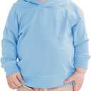 Haloumoning Toddler Boys Hoodie Baby Kids Long Sleeve Solid Hooded Sweatshirt, 140