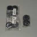 4 Pairs Universal Typewriter Ribbon Twin Spool Ribbon Twin Spool Replacement Pack for Most Typewriter(Black)