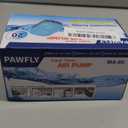 Pawfly Aquarium Compact Air Pump for 3-20 Gallon Buckets and Fish Tanks Quiet Oxygen Aerator Pump with Air Stone, Nano Bio Sponge Filter, Airline Tubing and Check Valve Accessories