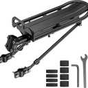 Bike Rear Rack Retractable Aluminum Alloy Bicycle Cargo Rack Mount