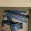 TUNNY 10 Pack Square Solid Cabinet Handles-5"/128mm Screw Spacing Matte Black Furniture Hardware Handles for Kitchen Cabinets Bedroom Dresser Wardrobe Cabinet Pulls