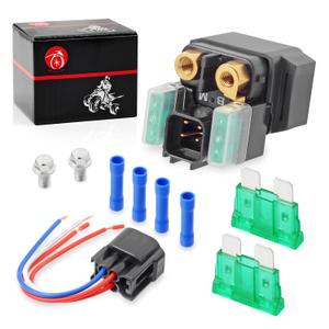 Starter Solenoid Relay B-M & Plug Compatible with Yamaha Viking VI 700 Rhino 700 YXM700 YXR700 YXC700 XVS950 XVS650 YXZ1000 XSR700 XSR900 YFZ-R7 MXT9 MT07 MT10 Wolverine YXE70 YXE85 YXE10