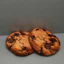 Unittype 2 Pcs 13.4" Chocolate Chip Cookie Pillows Round Throw Pillow Plush 3D Digital Print Funny Food Shaped Soft Stuffed Seat Pad Cushion for Halloween Bedroom Couch Sofa Chair Floor Decor Gifts