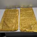 ShinyBeauty Yellow Backdrop Curtain Sequin Curtains 2 Panels 2FTx8FT Window Curtains Glitter Backdrop Curtains Yellow Sequin Photo Backdrop Shower Curtain Panels (2FTx8FTx2PC)