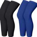 Skylety Compression Leg Sleeve Full Length Leg Sleeves Sports Cycling for Men Women, Running, Basketball, Large 