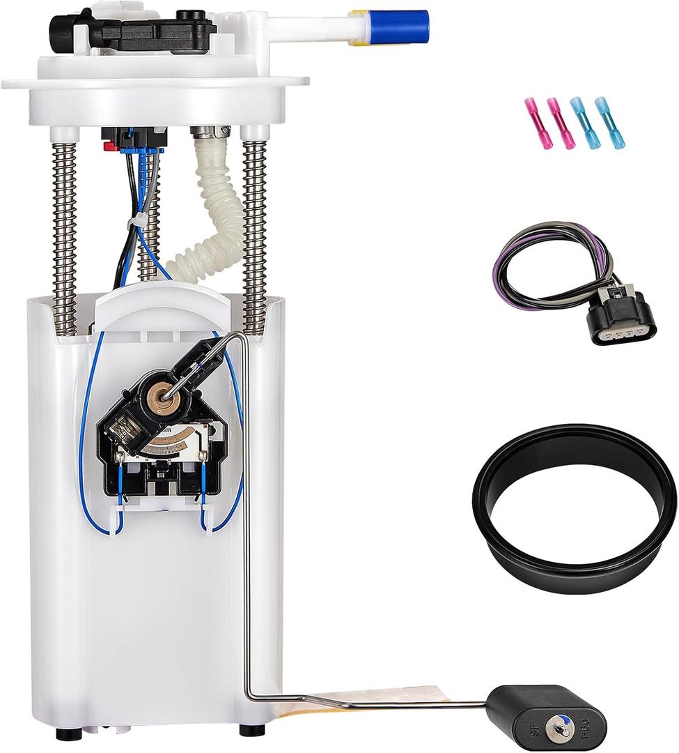 BDFHYK Electric Fuel Pump Assembly E3508M Compatible with Chevrolet Tahoe 2000-2003 V8 4.8L 5.3L, Compatible with GMC Yukon 00-03 V8 4.8L 5.3L 6.0L, Escalade 2002-2003 V8 5.3L 6.0L, Replace# MU1804