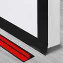 T-Shaped Silicone Seal Strip for Door & Windows Gaps, Weather Stripping Draft Stopper for Side Entry - 20Ft Black (1.38"W x 20Ft)