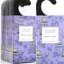 ROSE COTTAGE Large 12 Packs Fresh Linen Hanging Closet Deodorizer Air Freshener Long Lasting Scented Sachets Smell Goods for House