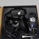 Wireless Instrument Microphone for Acoustic Guitar: 2.4G Cordless Clip-on Mics System with Transmitter and 6.35mm Receiver, for Musicians, Teachers, Stage Performances, PA System,Voice Amplifier