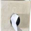 Hymmah Square Tissue Box Cover Holder with Tray,Unique Cube Design Tissue Dispenser Cover Decor for Vanity Counter Tops Also Great for Bedroom and Living Room (Beige)