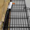 Amazon Basics Leakproof Canvas Bottom Guinea Pig Pet Cage with Divider Set, Black, 47.6"L x 24.2"W x 14.0"H