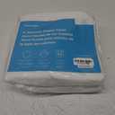 Linenspa 4 Inch Mattress Topper -Cover Twin Cover Only Machine Washable  Breathable  Non Slip Cover for Mattress Topper with Zipper  Topper -Cover Only, White
