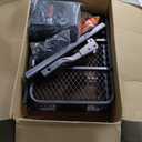 MeeFar Folding Hitch Mount Cargo Carrier Basket 60" X 20" X 6"+Waterproof Cargo Bag 16 Cubic Feet(58" 19" 24"),Hauling Weight Capacity of 500 Lbs and A Folding Arm.with Hitch Stabilizer,Net and Straps