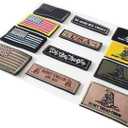 2 x 12PCS American Flag Patches Bundle, Tactical Morale Patches Full Embroidery Loop and Hook Fasten Patches Set for Caps, Bags, Backpacks, Harness, Vest, Military Uniforms,Tactical Gears Etc