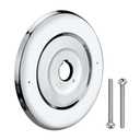 Shower Faucet Cover Plate Escutcheon Replacement for Moen 16090, Shower Handle Cover Plate for One-Handle Tub and Shower Faucets (Chrome)