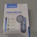 BEAUTURAL Fabric Shaver and Lint Remover, Sweater Defuzzer with 2-Speeds, 2 Replaceable Stainless Steel Blades, Battery Operated, Remove Clothes Fuzz, Lint Balls, Pills, Bobbles Gray