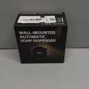 Automatic Soap Dispenser Foam Bathroom: Wall Mount Rechargeable Touchless Adjustable Auto Smart Electric Plastic Black Foaming Soap Dispenser with Clock - Kitchen - Hand Dish Lotion Couple Kids