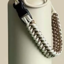 40 oz Insulated Water Bottle - Metal Water Bottle with Straw, Auto Spout Lid, Leakproof T-shape Stainless Steel Tumbler with Lid & Straw, Storage Carrier Bag, Silicone Boot, Ivory Cream