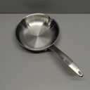 Duxtop Tri-ply Stainless Steel Frying Pan with Stay-Cool Handle, Professional 8 inch Fry Pan with Induction Magnetic Bottom, Healthy Small Skillet, Dishwasher and Oven Safe