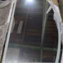 Hasipu 60 x 36" Arch LED Bathroom Mirror, Frontlit Wall-Mounted Vanity Mirror with Lights, Defogging, Smart Touch, Dimmable 3 Color Modes, Safety Shatterproof Glass Coating