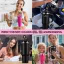 Straw Covers for Stanley Cup Accessories: Black Decorations for Stanley 30 oz & 40 oz Tumbler with Handle, Bling Letter Charms and Flower Silicone Straw Cap Topper, Trendy Stuff for Teen Girls & Women