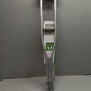 PCP Aluminum Crutches, Push Button Adjustable Height, Lightweight, 1 Pair, Kids Child Size (4'0" to 4'6")