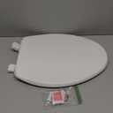 Little2Big Toilet Seat with Built-In Toddler Potty Training Seat, Slow Close, Easy to Install, Made in USA, ELONGATED, White