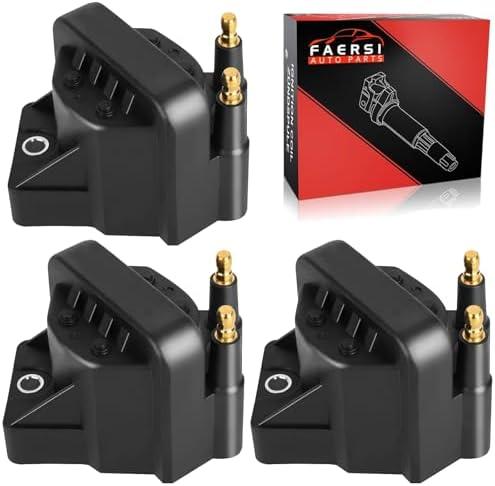 Set of 3 Ignition Coil Pack Compatiable with Buick& Cadillac& Chevy& GMC& Isuzu& Oldsmobile& Pontiac Grand Prix 1991-2008, Ignition Coils Replacement for 10467067 DR39 E530C D555 C849 5C1058