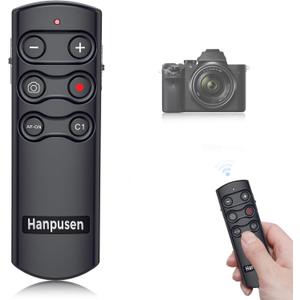 for Sony Wireless Camera Remote Control Shutter Release Compatible with Sony A7C,A7III,ZV-1,ZV-E10,ZV-1F,A6100,A6400,A6700,A7IV,RX100 VII,A9,A9 II,DSC-RX0 II,DSC-RX100 VII,Replace RMT-P1BT