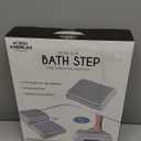 IdeaWorks Bath Step Safely into Bathtubs, White (1 Count (Pack of 1))
