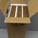 QEEIG Bathroom Shelves Over Toilet - Wall Mounted Floating Shelves Toilet Paper Storage Small Farmhouse Decor Shelf 16 inch Set of 3, Rustic Brown (019-BN3)