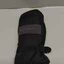 Carhartt Men's Waterproof Insulated Knit Cuff Mitten (X-Large, Black/Grey)