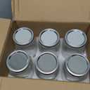 [6 Pack] 32 oz. Wide-Mouth Glass Mason Jars with Metal Airtight Lids and Bands 1 quart Large for Canning, Preserving, & Meal Prep