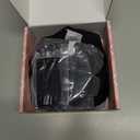 Deep V Bra Low Cut Sexy Push Up Bralettes for Women Padded Comfy Smoothing Wireless Lifting Bras Seamless Bralette (Large, Black)