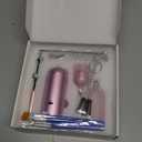 Airbrush Kit with Compressor - 48PSI High-Pressure, Non-Clogging Air Brush Set Cordless Rechargeable with 0.3mm Nozzle and Cleaning Brush for Nail Art, Makeup, Painting, and Cake Decorating