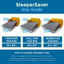 Meliusly Sleeper Sofa Support Board Queen Size (54x64) Permanently Installed Wood Sofa Bed Board for Pull Out Couch, Folds with Frame, Under Mattress Bar Shield, Sofa Bed Support, Folding Bed Board