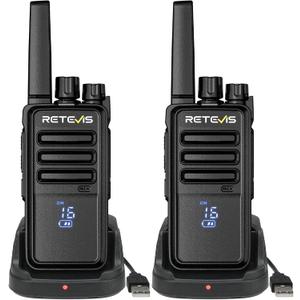 Retevis RT68H Walkie Talkies for Adults,2 Way Radio Long Range, Intuitive,Channel,Power Display,VOX Hands Free,Keylock,Rugged Two Way Radios with USB Charging Base,for Trip Camping Hiking (2 Pack)