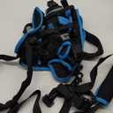 Dog Lift Harness for Large Male Dogs, 2-in-1 Detachable Support Harness, Full Body Carrying with 4 Handles, Dog Sling for Large Dogs Hind Leg Support(Black, X-Large)