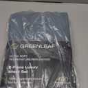 GREENLEAF 100% Organic Viscose Derived from Bamboo Sheets | King Size 5pcs Set | Ultra Soft & Cooling, 18" Deep Pocket, Double Stitched, Perfect for Hot Sleepers | King Bed Sheets | Ocean Blue