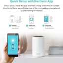TP-Link Deco XE75 AXE5400 Tri-Band WiFi 6E Mesh System - Covers up to 2900 Sq.Ft, Replaces WiFi Router and Extender, AI-Driven Mesh, New 6GHz Band, 1-Pack