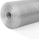 LuckIn Hardware Cloth 1/2 Inch 24 x 50ft, 19 Gauge Chicken Wire Fencing, Chicken Wire Mesh, Hot Dip Galvanized After Welded Mesh Wire, Square Chicken Fence Wire Fence Rolls, Rabbit Wire, Snake Fence