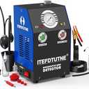 ITEFDTUTNE Automotive Smoke Machine Built-in Air Pump and Pressure Gauge, Evap Smoke Machine Leak Tester,19-23 PSI Dual Mode Auto Fuel Pipe System Leak Detector for EVAP, Vacuum, Fuel and Leak Testing