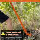 CGENWDCH Large Size ¼ - 2" Sapling Puller, Heavy-Duty Tree Root Puller Tool