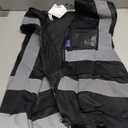 High Vis Safety Vest Reflective Strips, Multi-Pocket Design (Medium)