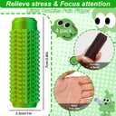 3 x 4 PCS Little Ouchies Pain Fidget Toy, Pocket Mini Pain Stim Fidget Toys for Office Workers to Stress Relief, 3D Printed Spiky Grippie Stim Keychain (Colorful 5)