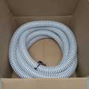Sealproof 1.5" Pool Filter Pump Connection Hose for Above Ground Pools, 20 FT x 1-1/2 Inch Premium Quality Kinkproof PVC, Made in USA | Cut to Desired Length, Includes 4 Hose Clamps