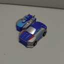 Magnetic Dinosaur Car Toy - 2 in 1 Crash & Transform Vehicle to Dino, No Battery Needed for Kids Age 3-12, Birthday Gift (Blue Dragon)