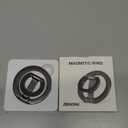 Magnetic Phone Ring for MagSafe Grip [Dual-Sided Magnetic] [Super Magnet] [Magnet Phone Stand Grip Compatible with Car Mounts] Mag Safe Accessory for iPhone 17/16/15/14/13 Pro Max Plus, Grey